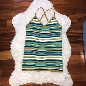 H&M knitted cami crossed back strap top